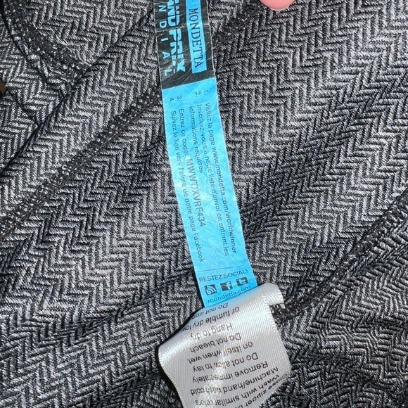 Mondetta Chevron Full Zip Long Workout Yoga Jacket S - Picture 12 of 12